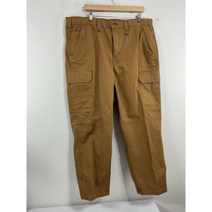 Mens Brahma Relaxed Fit Cargo Pants 40x30 Rust NWT